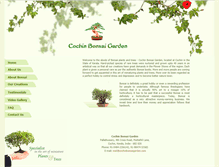 Tablet Screenshot of cochinbonsaigarden.com